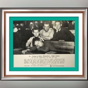 Trying to Better Themselves: Boys Asleep in Night School Photography